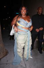 LIZZO Arrives at Lori Harvey