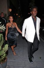 LORI HARVEY and Damson Idris Arrives at Her 26th Birthday Celebration in West Hollywood 01/13/2023