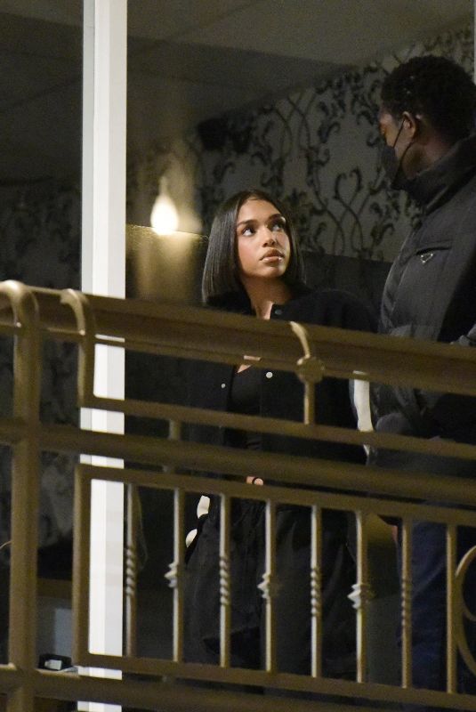 LORI HARVEY and Damson Idris on a Date at Sushi Park in West Hollywood 01/18/2023