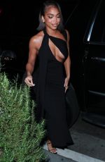 LORI HARVEY Celebrates Her 26th Birthday at LAVO Ristorante in West Hollywood 01/13/2023