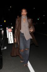 LORI HARVEY Leaves Giorgio Baldi in Santa Monica 01/07/2023
