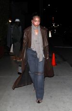 LORI HARVEY Leaves Giorgio Baldi in Santa Monica 01/07/2023