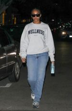 LORI HARVEY Out Shopping at Melrose Place in West Hollywood 01/24/2023