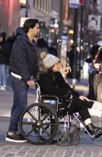 LUCIANA GIMENEZ in a Wheelchair After Fracturing Leg in Aspen 01/16/2023