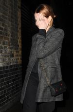 LUCY BOYNTON Arrives at Chiltern Firehouse in London 01/26/2023