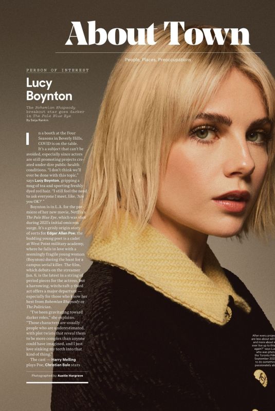 LUCY BOYNTON in The Hollywood Reporter, January 2023