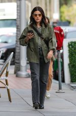 LUCY HALE Heading to a Business Meeting in Beverly Hills 01/12/2023
