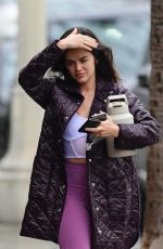 LUCY HALE Heading to a Gym in Los Angeles 01/14/2023