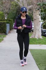 LUCY HALE Heading to a Hair Salon in West Hollywood 01/07/2023
