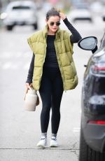 LUCY HALE Leaves a Workout in Los Angeles 01/11/2023