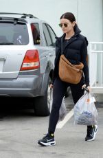 LUCY HALE Shopping for Dog Food at Petco in Los Angeles 01/02/2023