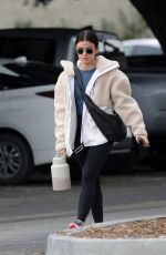 LUCY HALE Stopping for Her Protein Shake at Erewhon in Los Angeles 01/13/2023