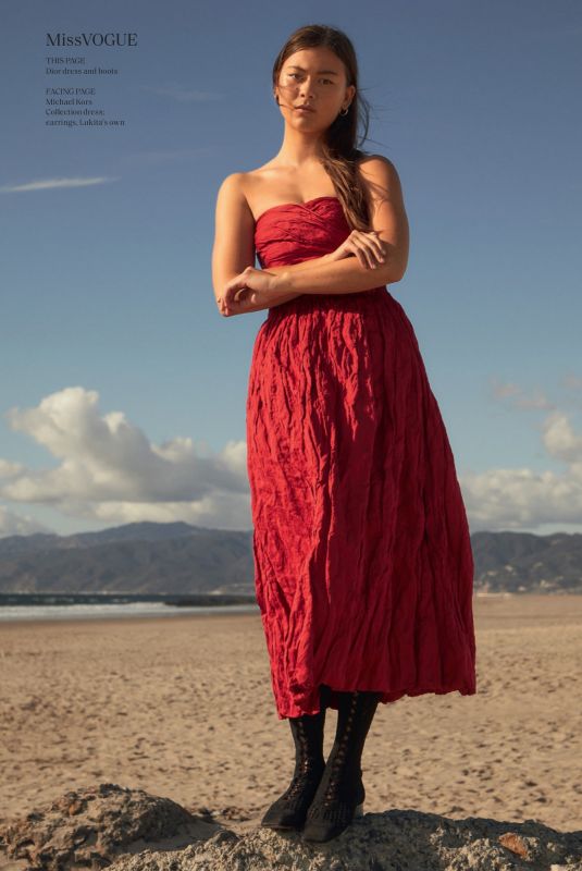 LUKITA MAXWELL in Vogue Magazine, Singapore January/february 2023