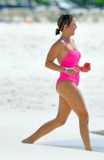 LYDIA, ROMANA and LORETTA BRIGHT in Swimsuits at a Beach in Barbados 01/09/2023