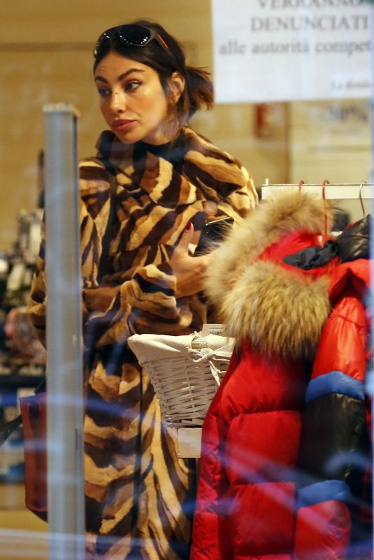 MADALINAGHENEA Out Shopping in Milan 01/11/2023