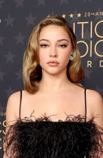 MADELYN CLINE at 28th Annual Critics Choice Awards in Los Angeles 01/15/2023
