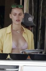 MADISON HEADRICK on Vacation in St Barts 12/31/2022