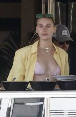 MADISON HEADRICK on Vacation in St Barts 12/31/2022