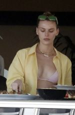 MADISON HEADRICK on Vacation in St Barts 12/31/2022