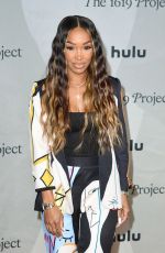 MALIKA HAQQ at The 1619 Project Premiere in Los Angeles 01/26/2023