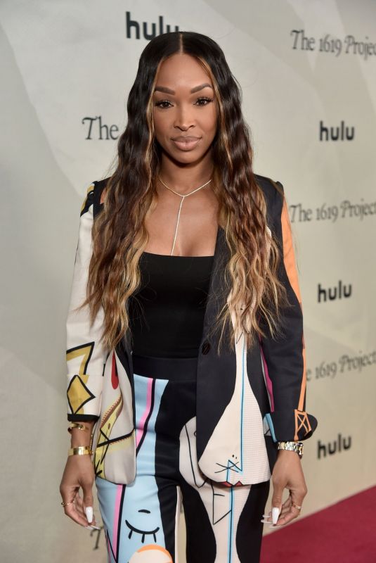 MALIKA HAQQ at The 1619 Project Premiere in Los Angeles 01/26/2023