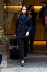 MANDY MOORE on the Set of Dr. Death in New York 01/13/2023