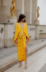 MARA LAFONTAN Arrives at Stephane Rolland Spring Summer 2023 Haute Couture Show in Paris 01/24/2023