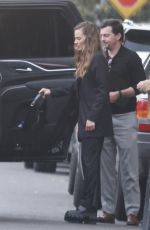 MARGOT ROBBIE Arrives at a Restaurant in Malibu 01/30/2023