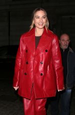 MARGOT ROBBIE Night Out in London 01/12/2023