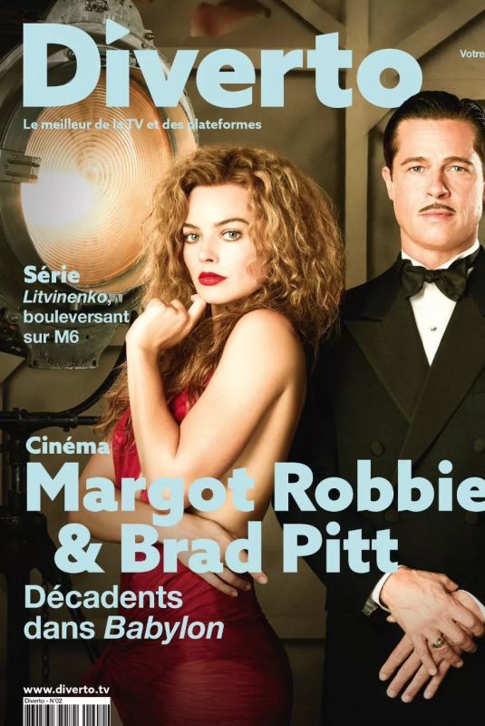 MARGOT ROBBIE on the Cover of Diverto Magazine, January 2023