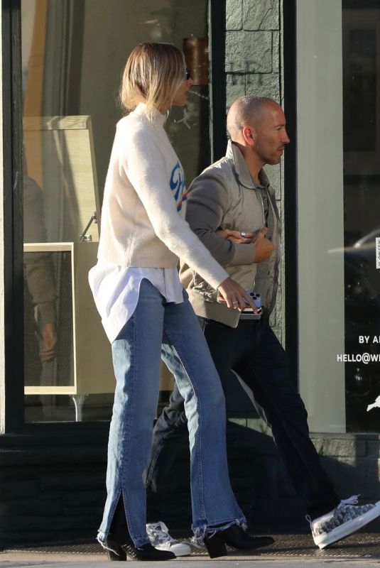 MARIE-LOU NURK and Jason Oppenheim Out in Los Angeles 01/06/2023