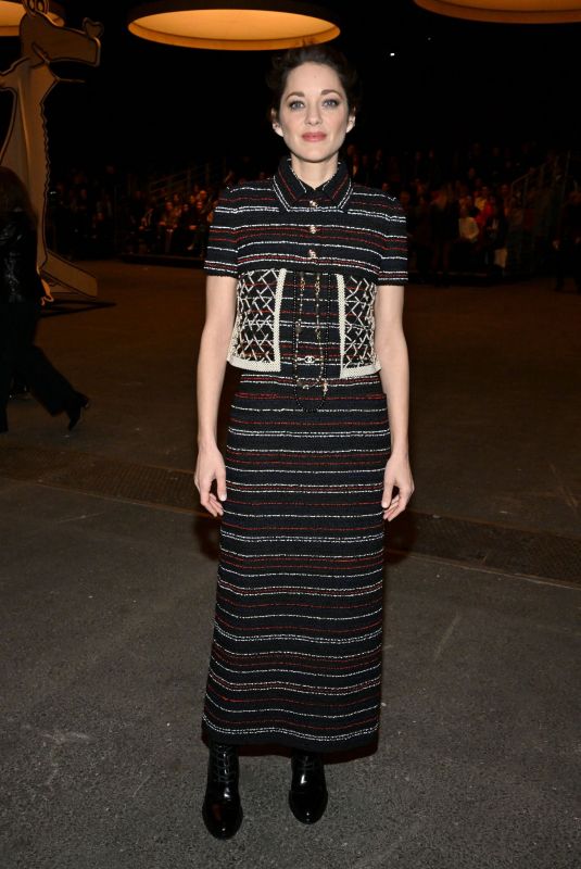 MARION COTILLARD at Chanel Haute Couture Spring-summer 2023 Show in Paris 01/24/2023