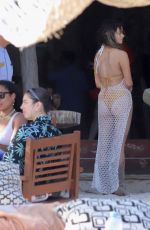 MAURA HIGGINS in Bikini at a Beach in Tulum 01/25/2023