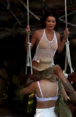 MAURA HIGGINS in Bikini at a Beach in Tulum 01/25/2023