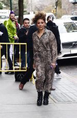 MELANIE BROWN Arrives at ABC Studios in New York 01/20/2023