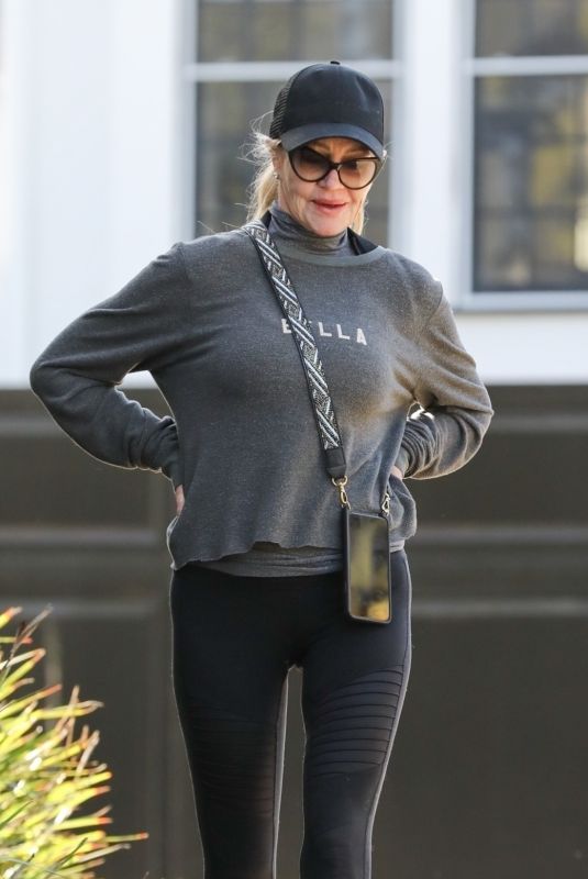 MELANIE GRIFFITH Out and About in Los Angeles 01/17/2023