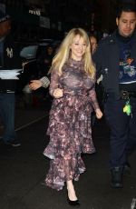 MELISSA RAUCH Leaves NBC Studios in New York 01/13/2023
