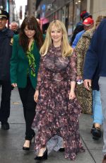 MELISSA RAUCH Leaves NBC Studios in New York 01/13/2023