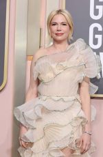 MICHELLE WILLIAMS at 80th Annual Golden Globe Awards in Beverly Hills 01/10/2023