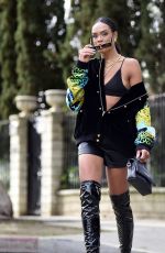 MICHELLE YOUNG at a  Versace Photoshoot in Los Angeles 01/09/2023