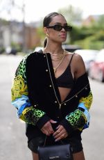 MICHELLE YOUNG at a  Versace Photoshoot in Los Angeles 01/09/2023