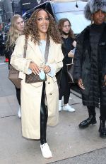 MICKEY GUYTON Arrives at Good Morning America in New York 01/20/2023