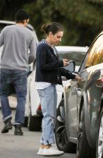 MILA KUNIS and Ashton Kutcher Out in Los Angeles 01/27/2023