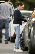 MILA KUNIS and Ashton Kutcher Out in Los Angeles 01/27/2023
