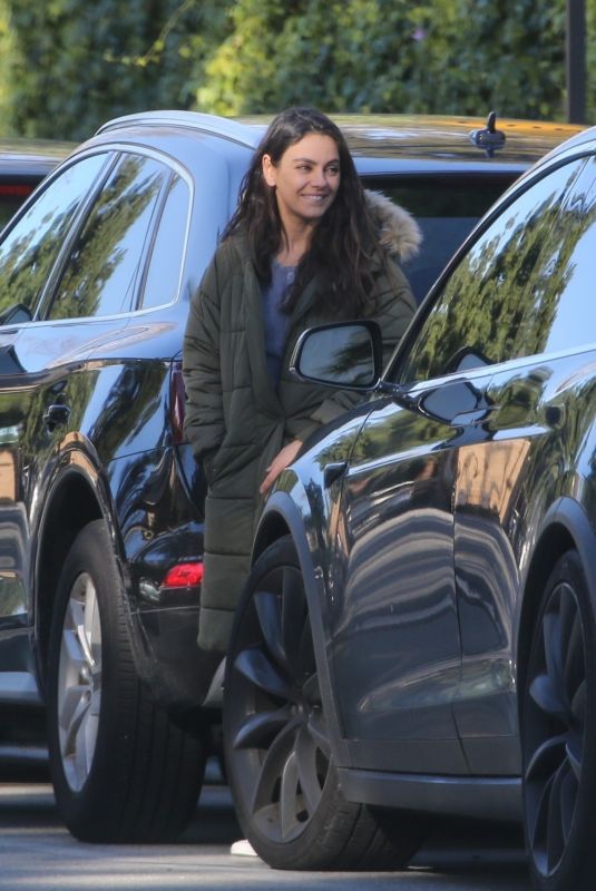 MILA KUNIS Out and About in Beverly Hills 01/17/2023