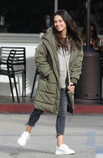 MILA KUNIS Out with a Friend at Beverly Glen Deli in Bel Air 01/12/2023