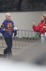 MILEY and TYSH CYRUS Out in Burbank 01/03/2023