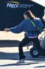 MILLIE BOBBY BROWN on the Set of Electric State in Atlanta 01/10/2023