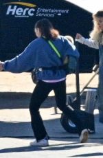 MILLIE BOBBY BROWN on the Set of Electric State in Atlanta 01/10/2023