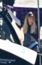 MILLIE BOBBY BROWN on the Set of Electric State in Atlanta 01/10/2023